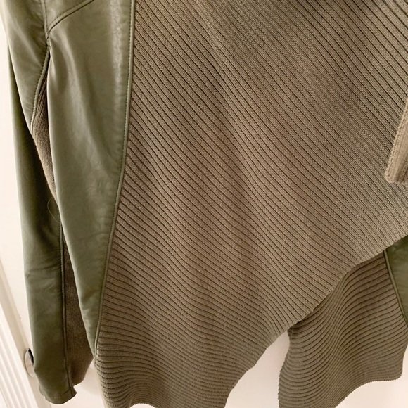 Blank NYC All or Nothinb Drape Leather Jacket - Picture 5 of 8